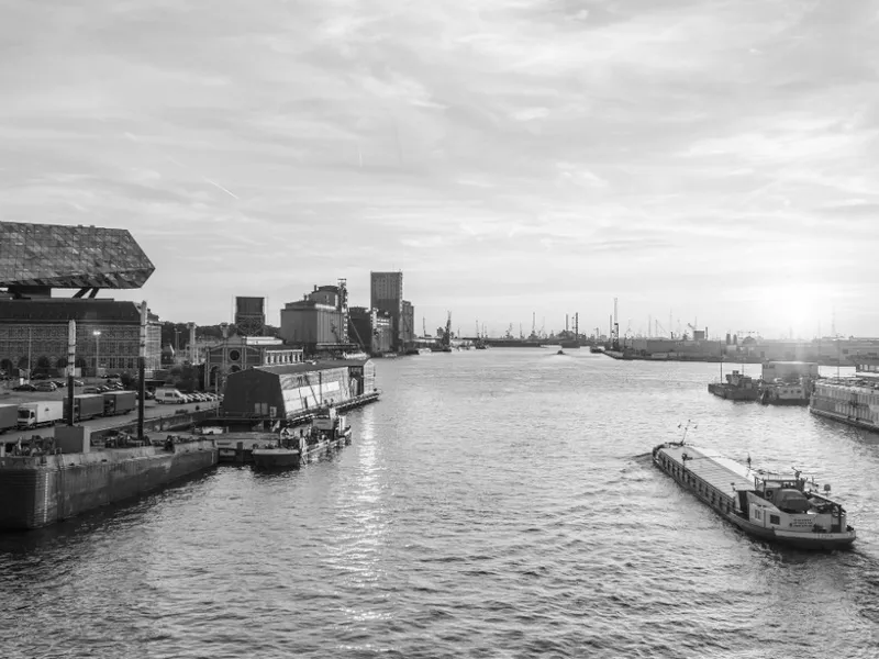 Antwerp river harbor