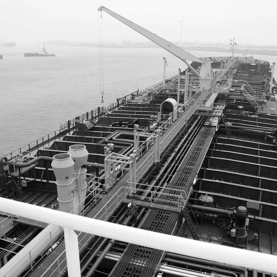 Tanker at berth